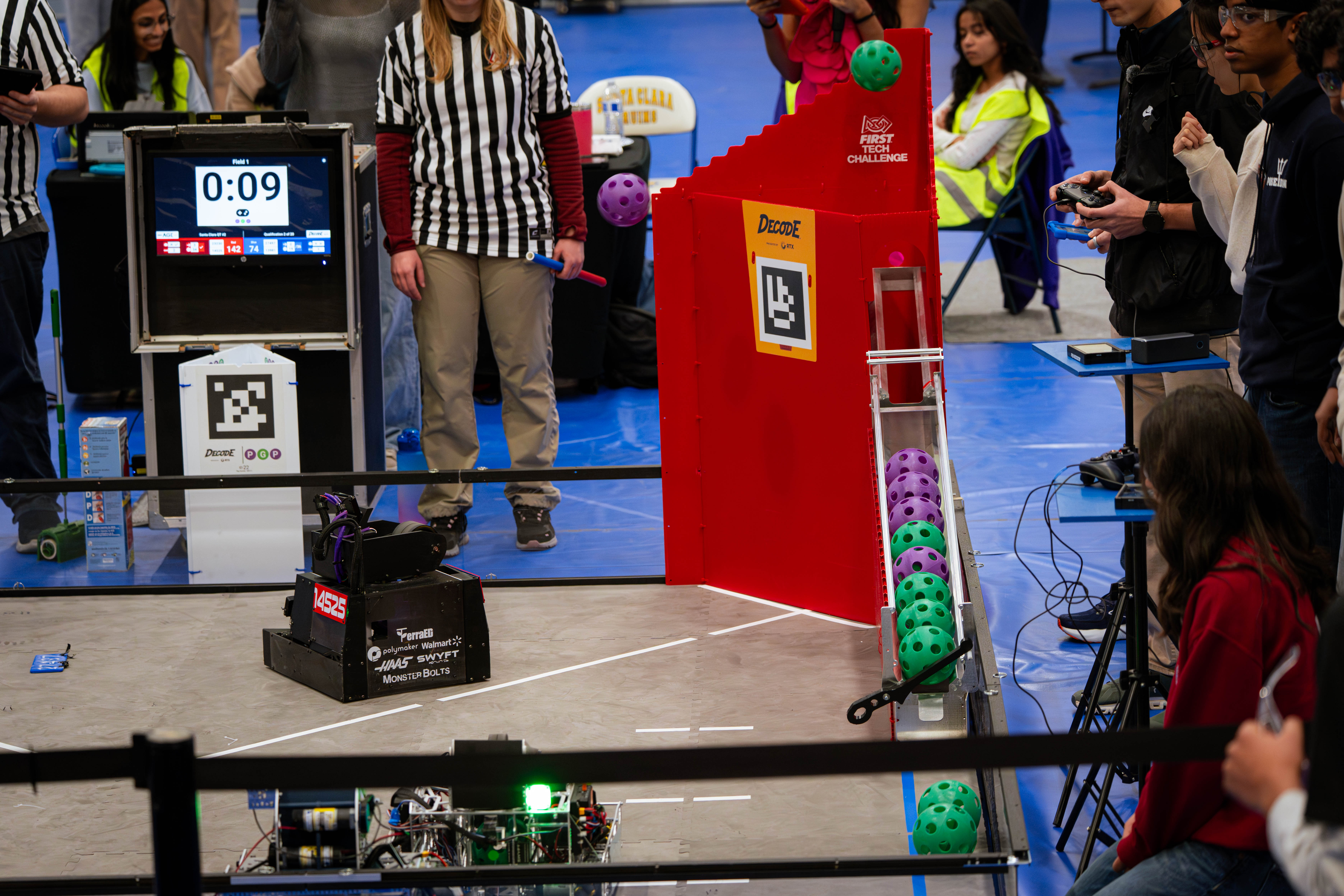 TerraBats robot competing