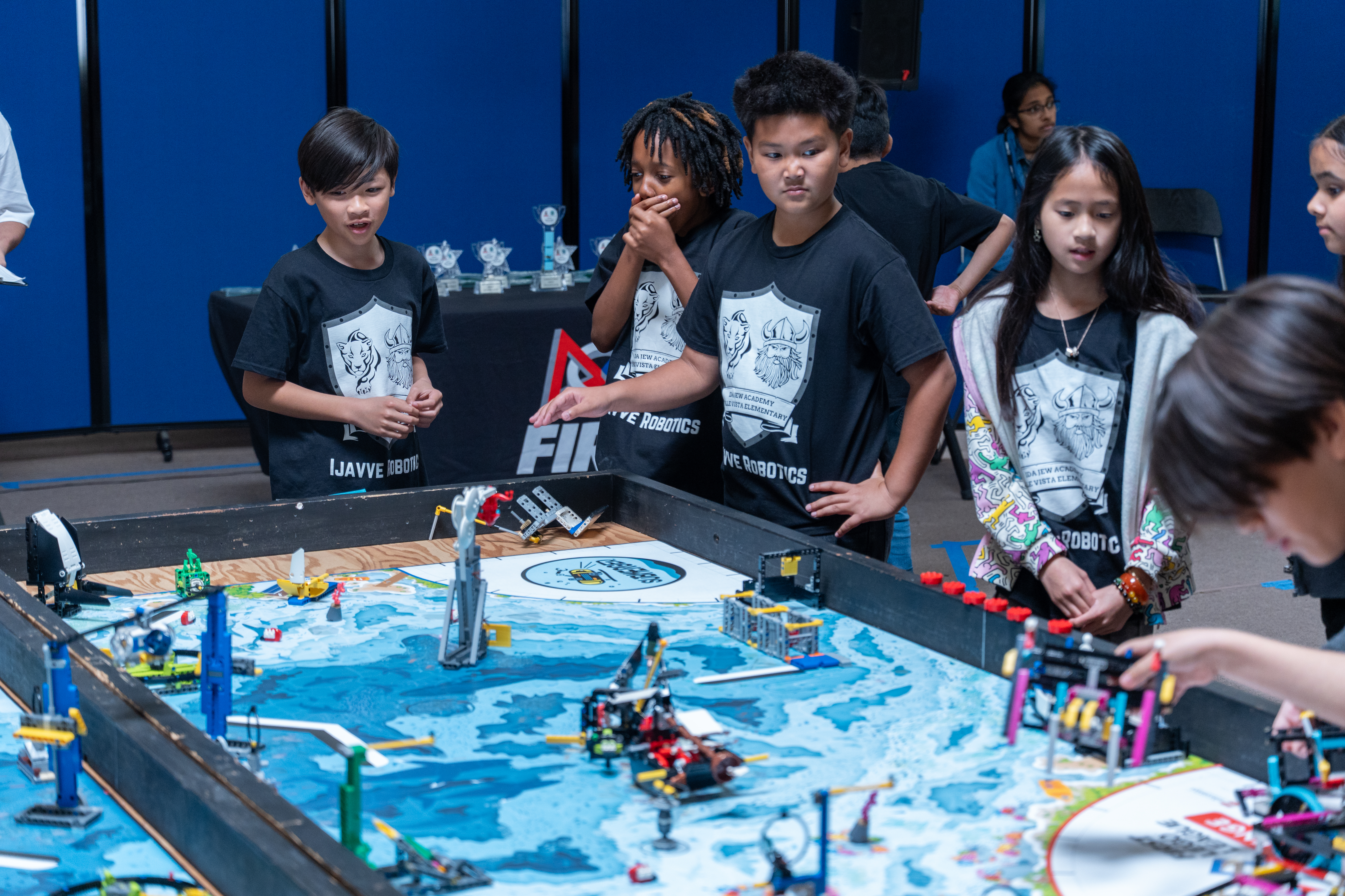 IJAVVE FLL competing at tournament